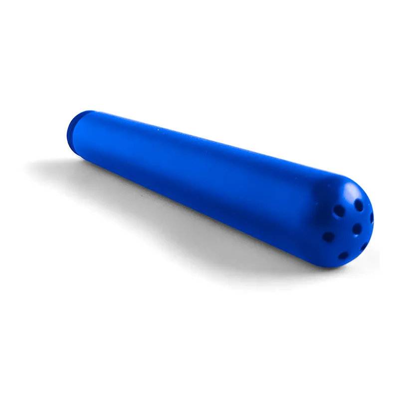 Black Label Embout de lavement en Acier Inoxydable Metalcolors 15 x 2cm Bleu